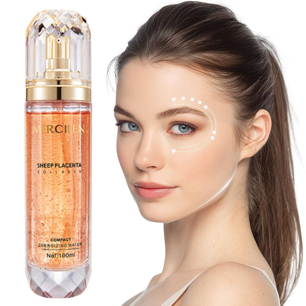 Luxury Skincare Essence - เอสเซนส์รกแกะฟื้นฟูผิว-คอลลาเจนยกกระชับริ้วรอย-เซราไมด์บำรุงผิวชุ่มชื้นยาวนาน เอสเซนส์เพิ่มความกระจ่างใส ผลิตภัณฑ์บำรุงผิวระดับพรีเมียม