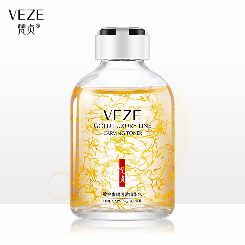 Luxury Skincare Essence - 24K Gold Luxury Line แกะสลัก Toner