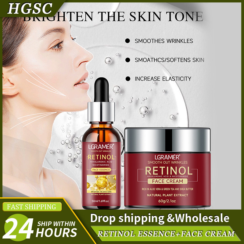 Luxury Skincare Set - Retinol Lifting Firming Cream Repairing Moisturizing
