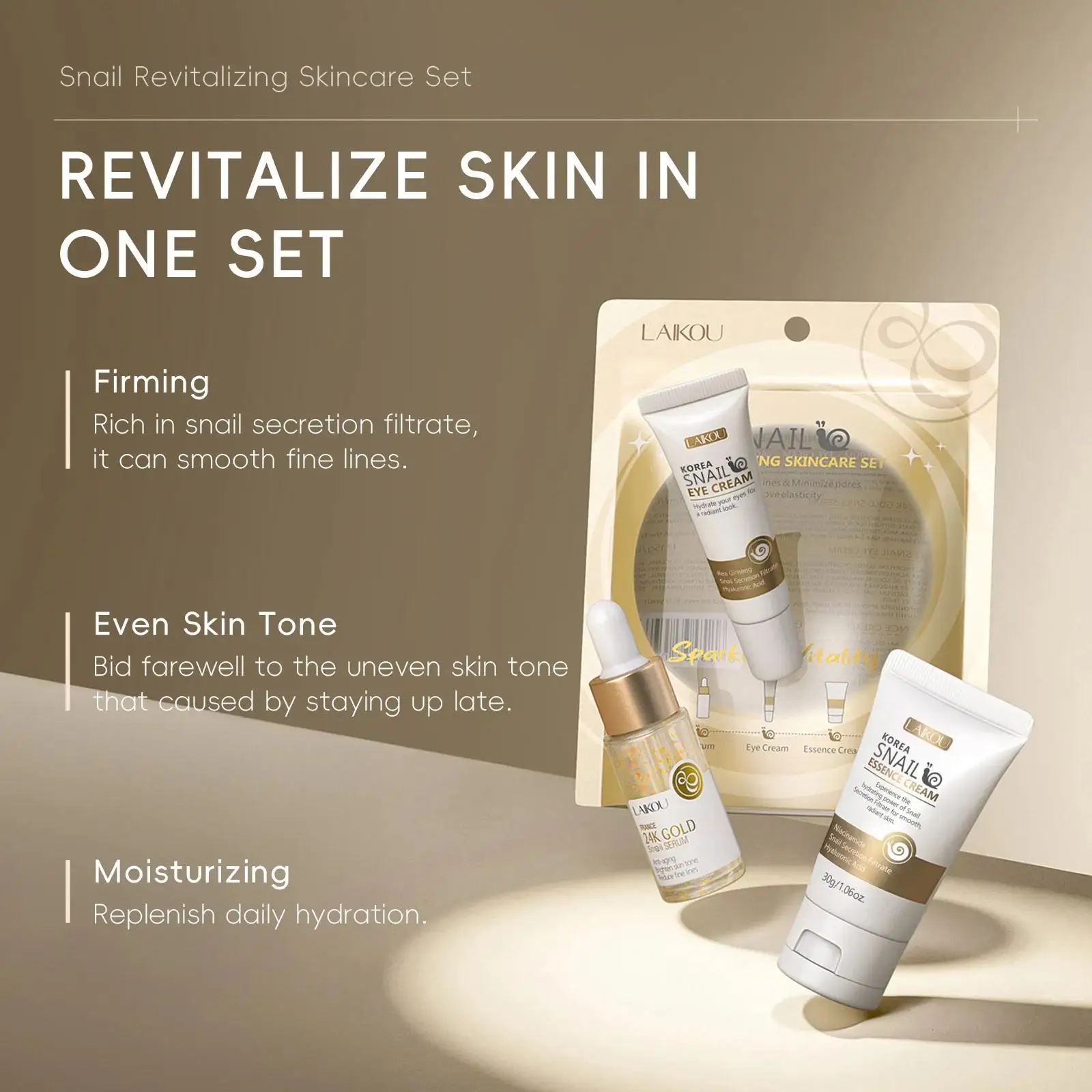 เซรั่มบำรุงผิวหน้าและรอบดวงตาส - Luxury Skincare Essence บทวิจารณ์และราคา